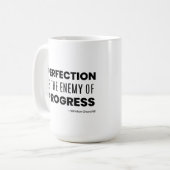 Mug La perfection est l'ennemie du progrès – Churchill (Devant gauche)