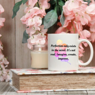 Mug LA PERFECTION N'EST PAS VRAIMENT MOTIVATION Café M