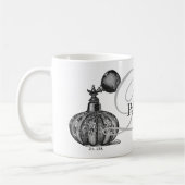 Mug la perfum, illustration vintage de parfum, (Gauche)