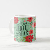 Mug La période la plus merveilleuse de l'année Fête Fl (Devant gauche)