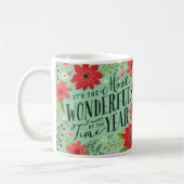 Mug La période la plus merveilleuse de l'année Fête Fl (Gauche)