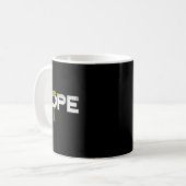 Mug La perruque anti-Trump de la Cravate rouge Stop Do (Devant gauche)