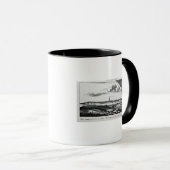 Mug La perspective de la ville de Glasgow (Devant droit)