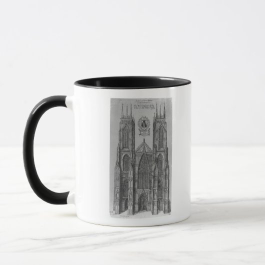 Mug La perspective occidentale de l'église de St Peter (Gauche)