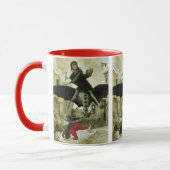 Mug La peste d'Arnold Bocklin, symbolisme Vintage (Gauche)