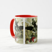 Mug La peste d'Arnold Bocklin, symbolisme Vintage (Devant gauche)