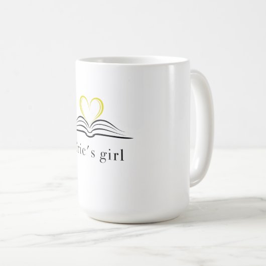 Mug La petite fille d'Eric (Devant droit)