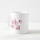 Mug La petite fille du papa (Devant gauche)