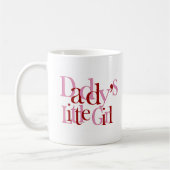 Mug La petite fille du papa (Gauche)