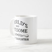 Mug La petite-fille la plus impressionnante du monde (Devant gauche)