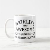 Mug La petite-fille la plus impressionnante du monde (Gauche)