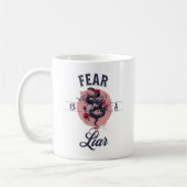 Mug La Peur Est Une Citation Motivationnelle Lieuse (Gauche)