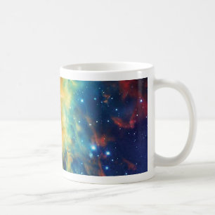 Mug La photo de la nébuleuse Medusa Hubble dans l'espa