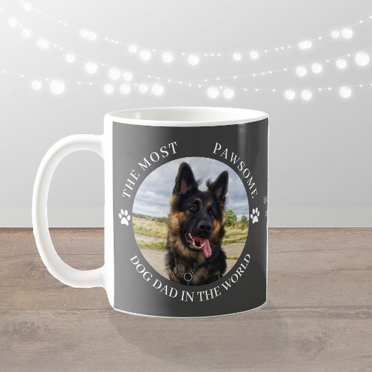 Mug La photo du père de chien le plus pawsome