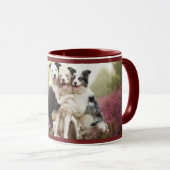 Mug La photo du père du meilleur dog (Devant droit)