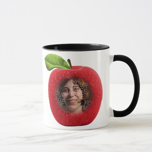 Mug La photo faite sur commande Apple font face à la (Droite)