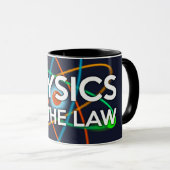 Mug LA PHYSIQUE. C'EST LA LOI Science (Devant droit)