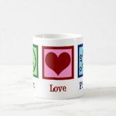 Mug La physique de l'amour de la paix (Centre)
