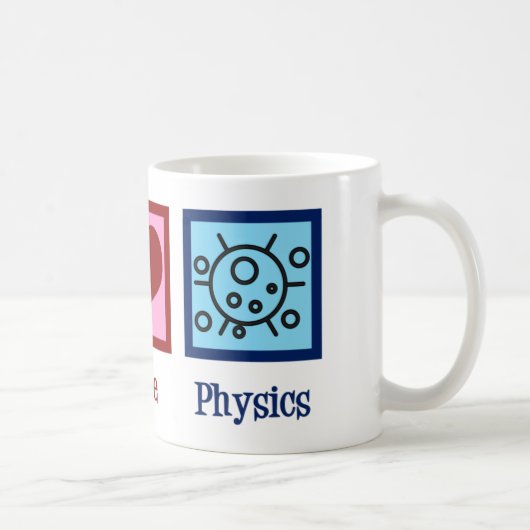 Mug La physique de l'amour de la paix (Droite)