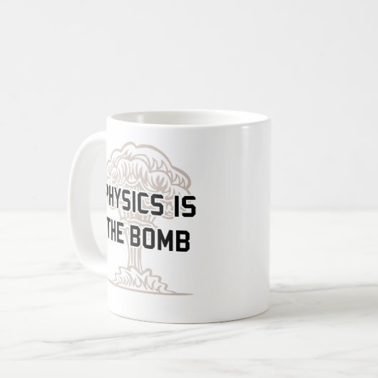 Mug La physique est la bombe nucléaire (Devant gauche)