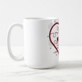 Mug La pièce manquante – Conception de cœur de foi (Gauche)