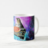 Mug La pizza Space dj cat (Devant droit)