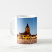 Mug La place de marché de Brasov en Roumanie (Devant gauche)