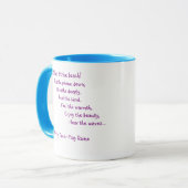 Mug La plage (Devant gauche)