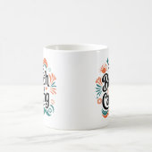 Mug La Plage Appelle Retro Summer Vibes Design (Centre)
