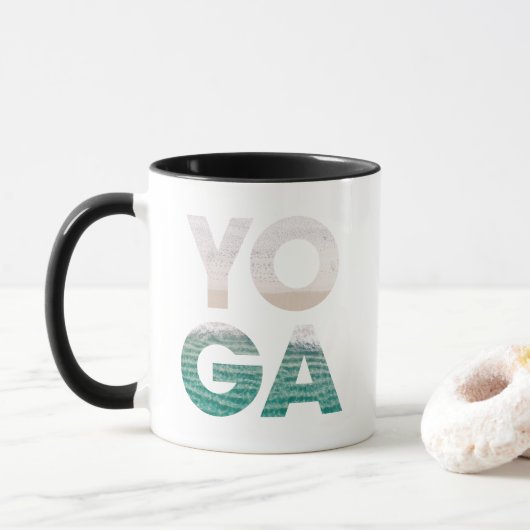Mug La Plage Calme De Shore (Avec donut)