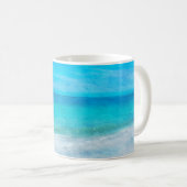 Mug La plage côtière dans le bleu turquoise d'Aqua Tur (Devant droit)