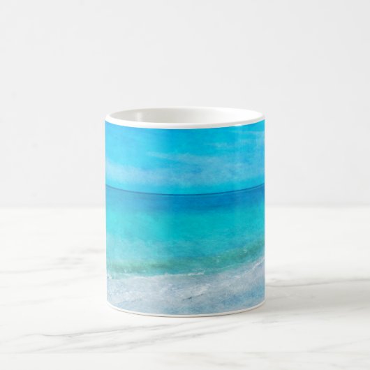 Mug La plage côtière dans le bleu turquoise d'Aqua Tur (Centre)