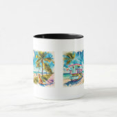 Mug La plage de Miami (Centre)