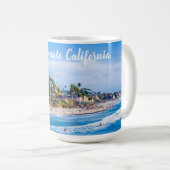 Mug La plage de San Clemente (Devant droit)