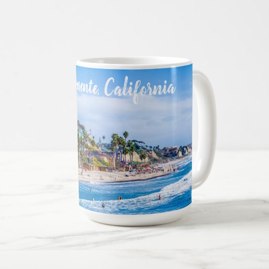 Mug La plage de San Clemente (Devant droit)