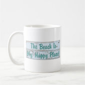 Mug La plage est mon endroit heureux (Gauche)