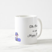 Mug La plage est mon endroit heureux (Devant droit)