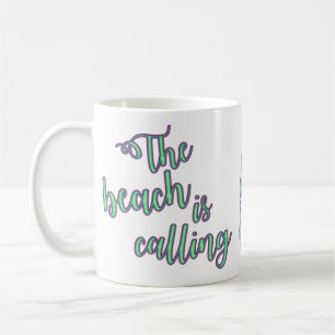Mug La Plage Fait Appel À Des Tongs De Sirène