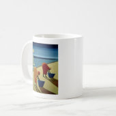 Mug La plage flâne 1997 (Devant gauche)
