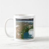 Mug La Planète Panoramique Terre Et Les Etats-Unis. (Gauche)