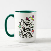 Mug La Plante folle Lady, à la main (Gauche)