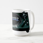 Mug La plate-forme de Tourne-disque des TECHNIQUES (Devant droit)