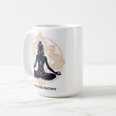 Mug La pleine conscience compte (Devant gauche)