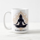 Mug La pleine conscience compte (Gauche)