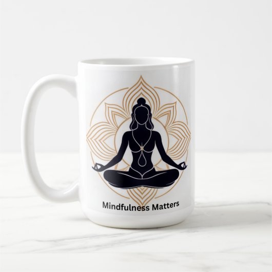 Mug La pleine conscience compte (Gauche)