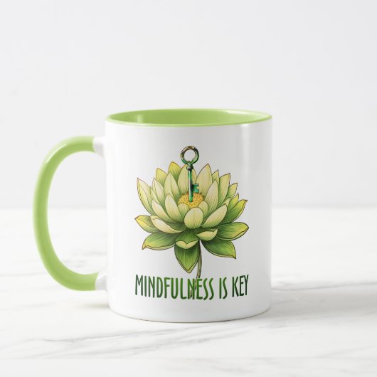 Mug La pleine conscience est la clé (Gauche)