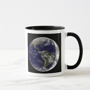 Mug La pleine terre montrant l'Amérique du Nord et de