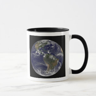 Mug La pleine terre montrant l'Amérique du Nord et de