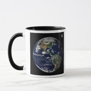 Mug La pleine terre montrant le nord et l'Amérique du