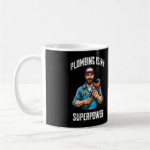 Mug La plomberie est ma superpuissance (Gauche)